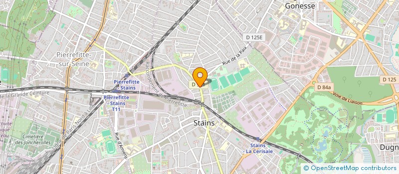 localisation de l'entreprise STOP CAR à STAINS