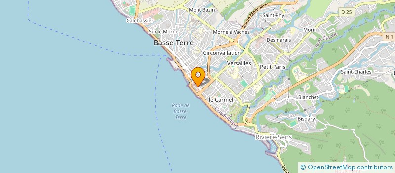 localisation de l'entreprise STOP COIFFURE à BASSE-TERRE