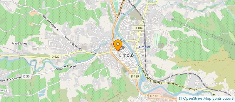 localisation de l'entreprise STOP COULEUR à LIMOUX