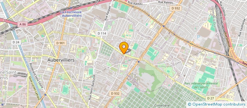 localisation de l'entreprise STOP COUTURE à AUBERVILLIERS