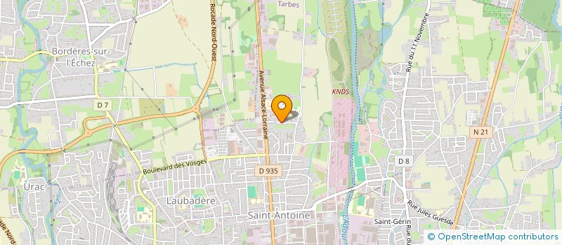 localisation de l'entreprise STOP & EAT  TARBES