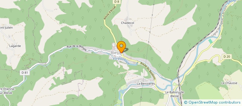 localisation de l'entreprise STOP EOLE COLLECTIF AUVERGNE à BLESLE
