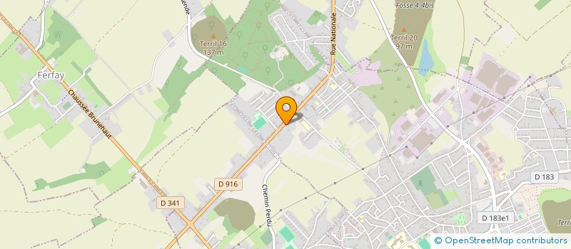 localisation de l'entreprise STOP FRITES à AUCHEL