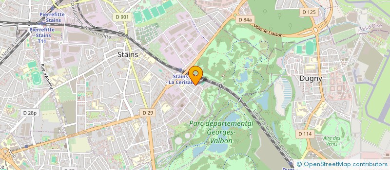 localisation de l'entreprise STOP GALERE à STAINS