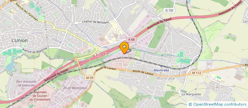 localisation de l'entreprise STOP & GO FACTORY  MONTRABE