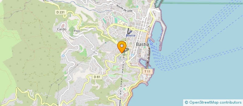 localisation de l'entreprise STOP GUM AND MEGOT à BASTIA