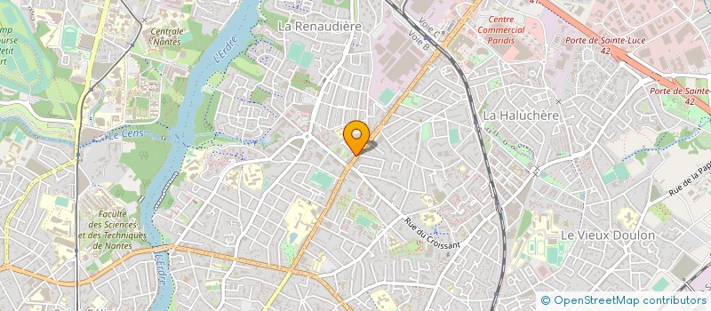 localisation de l'entreprise STOP HABITAT à NANTES