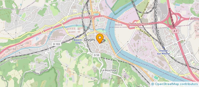localisation de l'entreprise STOP IT POCKET BIKE  GIVORS