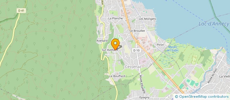 localisation de l'entreprise STOP-LA  SEVRIER