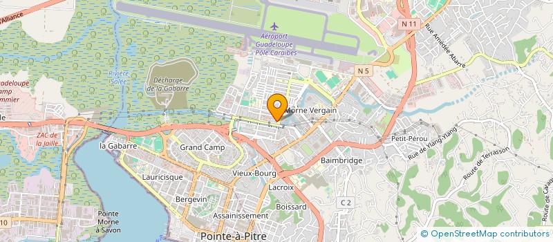localisation de l'entreprise STOP LAVERIE-PRESSING à LES ABYMES