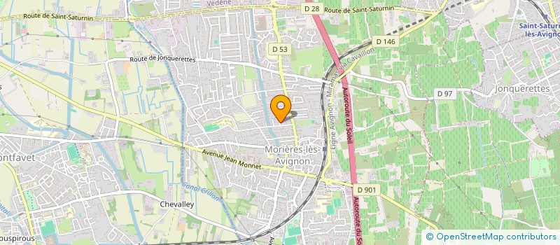 localisation de l'entreprise STOP-LOISIRS à MORIERES-LES-AVIGNON