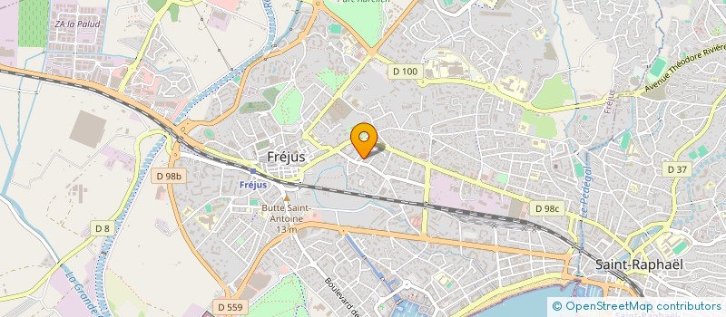 localisation de l'entreprise STOP MECA SERVICE NAUTIQUE à FREJUS