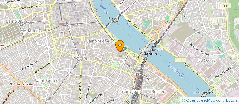 localisation de l'entreprise STOP MISERE  BORDEAUX