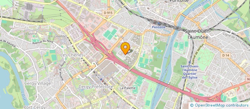 localisation de l'entreprise STOP N GO à PONTOISE