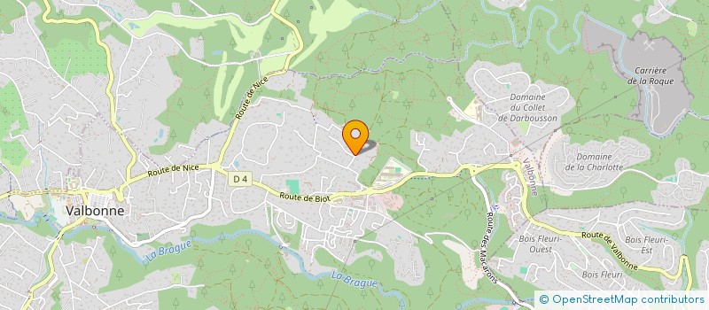 localisation de l'entreprise STOP O FUITES à VALBONNE