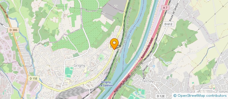 localisation de l'entreprise STOP PNEUS SERVICES à GRIGNY