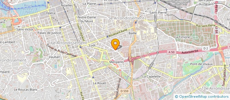 localisation de l'entreprise STOP PROFESSIONNEL DEPANNAGE à MARSEILLE