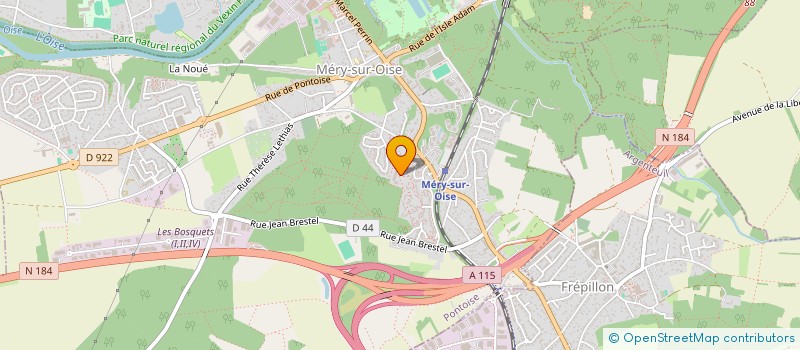 localisation de l'entreprise STOP PUNAISE HABITAT  MERY-SUR-OISE