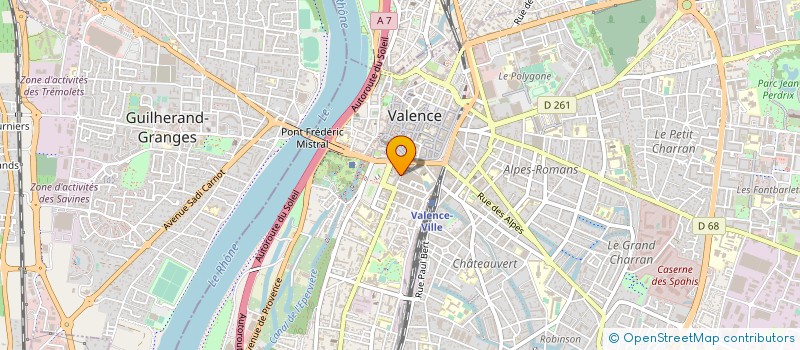 localisation de l'entreprise STOP SAC DIFFUSION à VALENCE
