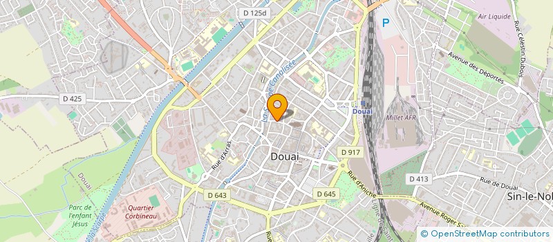localisation de l'entreprise STOP SMOKING DUTERIEZ à DOUAI