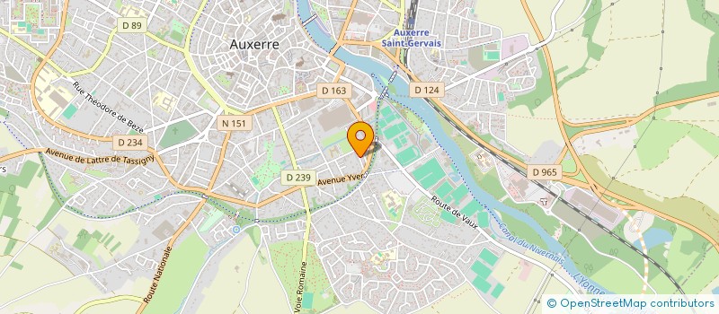 localisation de l'entreprise STOP TABAC à AUXERRE