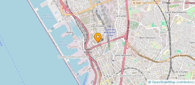 localisation de l'entreprise STOPMEUBLES à MARSEILLE