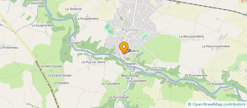 localisation de l'entreprise STOPRA  BOUSSAY