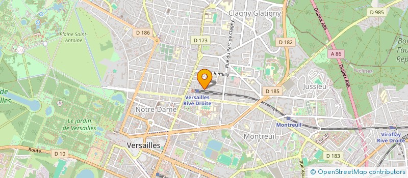 localisation de l'entreprise STOR.A à VERSAILLES