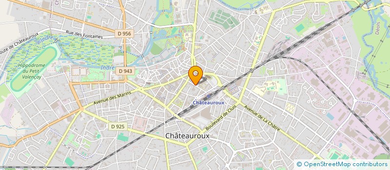 localisation de l'entreprise STOR EX à CHATEAUROUX