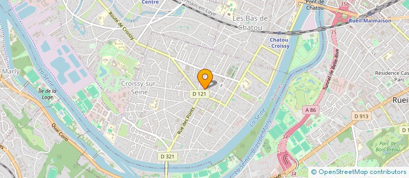 localisation de l'entreprise STORA ENSO TIMBER FRANCE à CROISSY-SUR-SEINE
