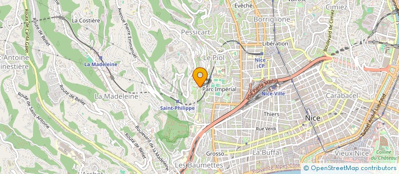 localisation de l'entreprise STORA-SERERO  NICE