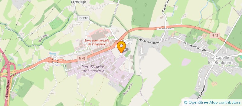 localisation de l'entreprise STORALOC  SAINT-MARTIN-BOULOGNE