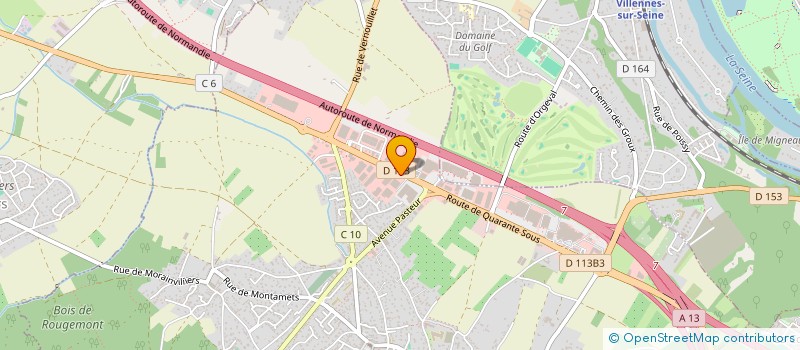 localisation de l'entreprise STORALU ORGEVAL à ORGEVAL