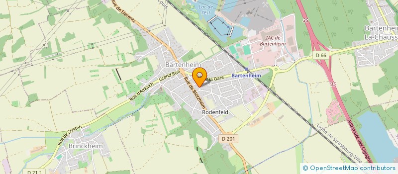 localisation de l'entreprise STORCKY'S GUGGA  BARTENHEIM