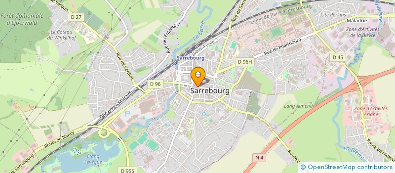 localisation de l'entreprise STORE 57 à SARREBOURG