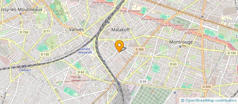 localisation de l'entreprise STORE BEAUTY  MALAKOFF