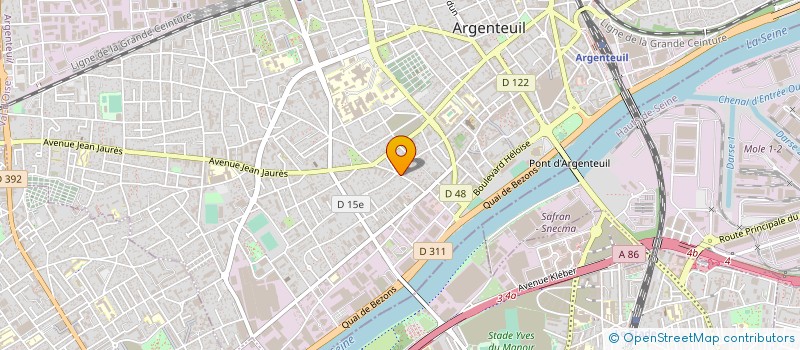 localisation de l'entreprise STORE CONCEPT SERVICES à ARGENTEUIL