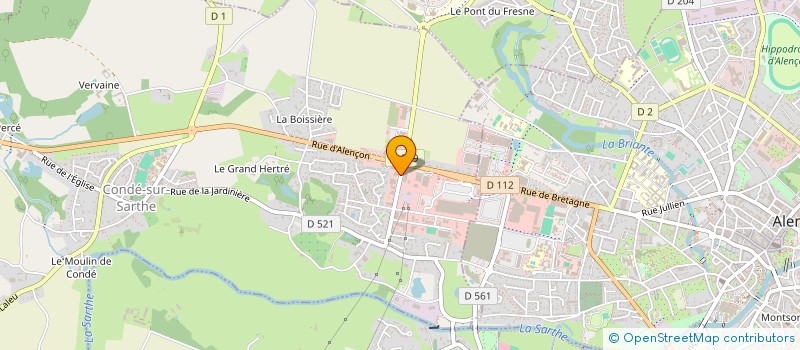 localisation de l'entreprise STORE ET FERMETURE LOYER à CONDE-SUR-SARTHE