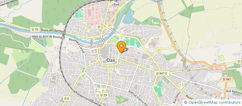 localisation de l'entreprise STORE ET VOLET LANDES à DAX