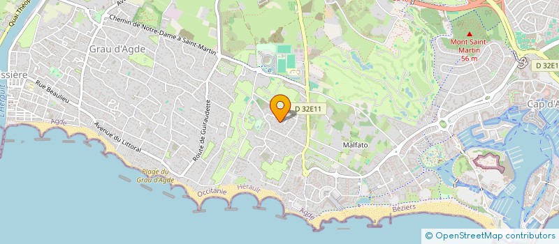 localisation de l'entreprise STORE LADIES à AGDE