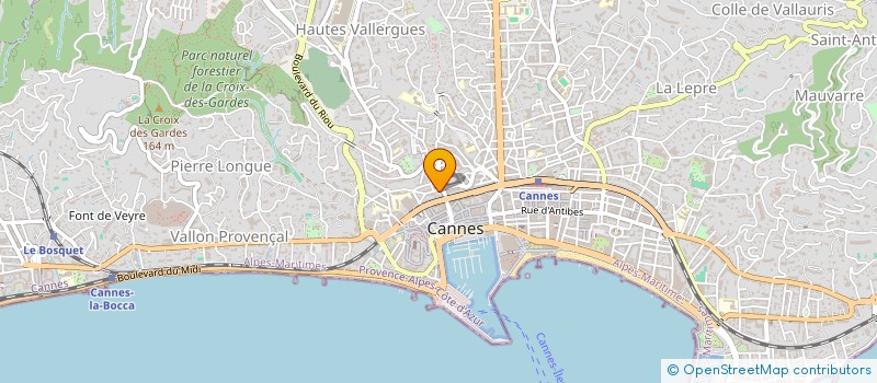 localisation de l'entreprise STORE MV à CANNES