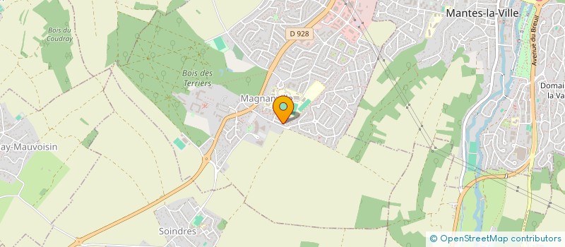 localisation de l'entreprise STORE SECURITE SERVICE  MAGNANVILLE