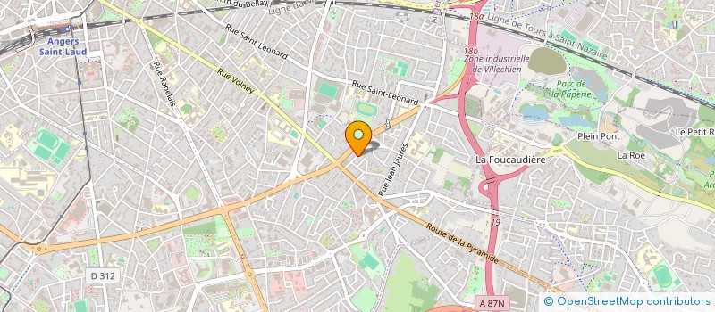 localisation de l'entreprise STORE SOLUTIONS à ANGERS