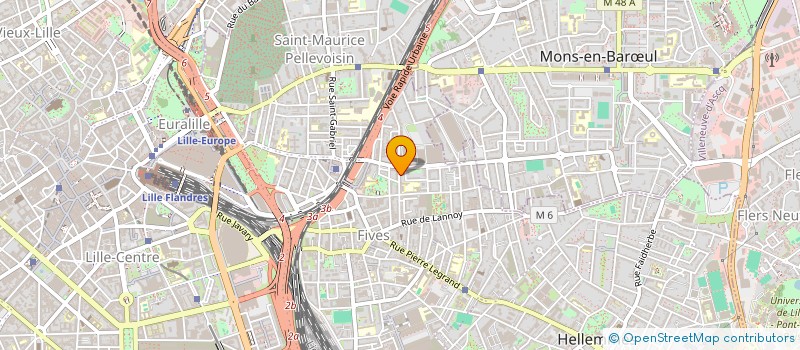 localisation de l'entreprise STORE SYSTEME à LILLE