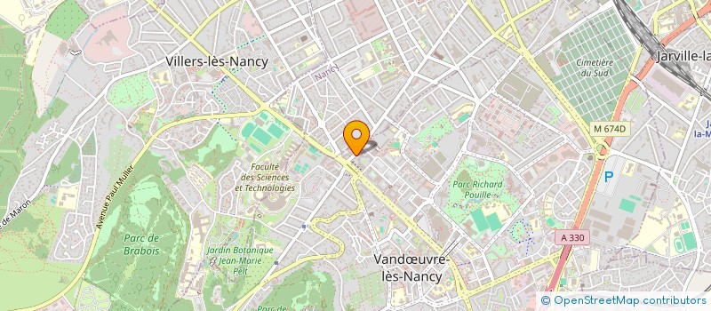 localisation de l'entreprise STORE VELODROME  VANDUVRE-LES-NANCY