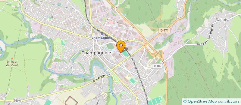 localisation de l'entreprise STOREADOOR à CHAMPAGNOLE