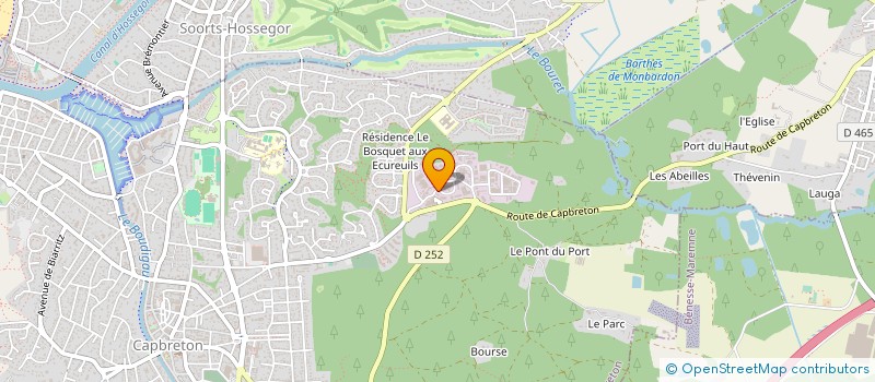 localisation de l'entreprise STORELAND à CAPBRETON