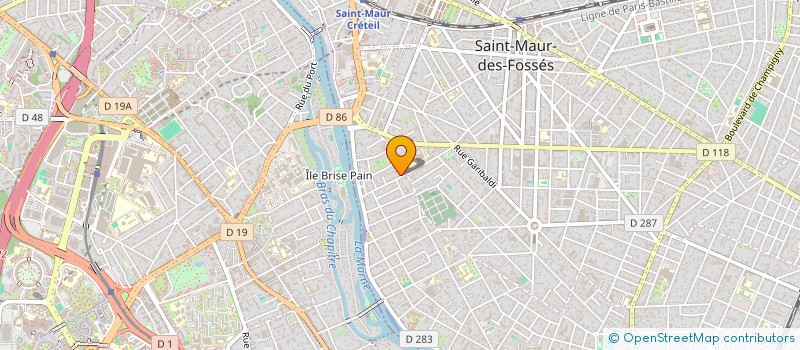 localisation de l'entreprise STORENT à SAINT-MAUR-DES-FOSSES