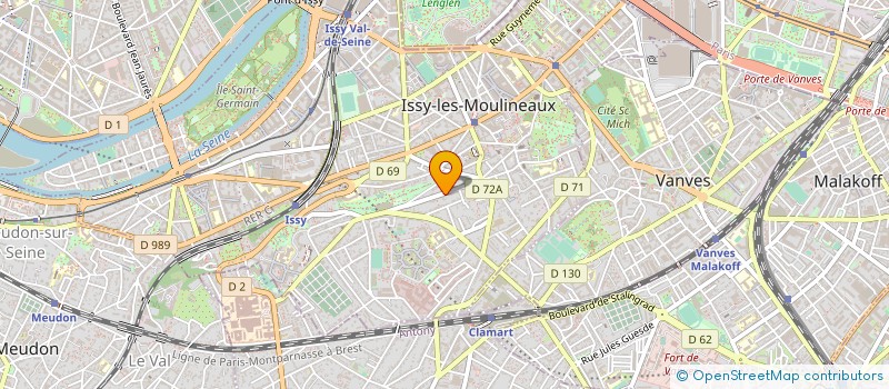 localisation de l'entreprise STORES 19 à ISSY-LES-MOULINEAUX