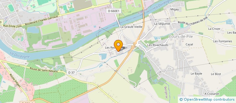 localisation de l'entreprise STORES 24 à COURS-DE-PILE